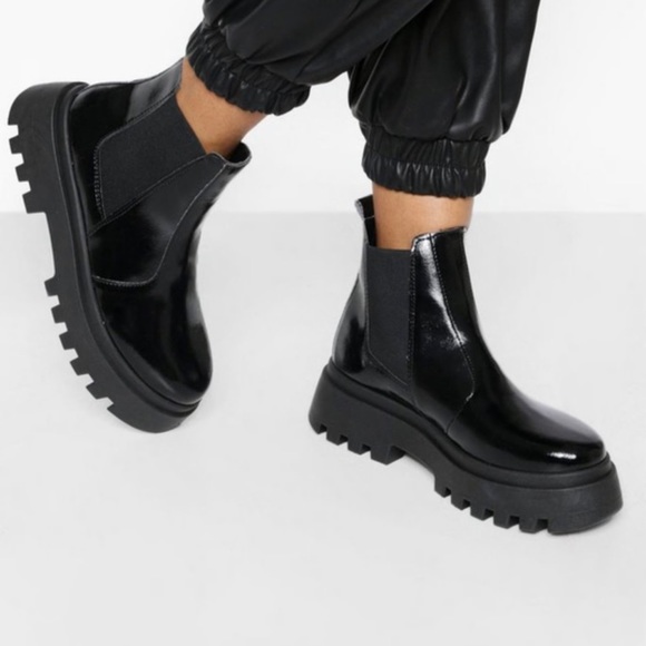 #47 Maxine Chelsea Chunky Heel Low Boots - Picture 7 of 8